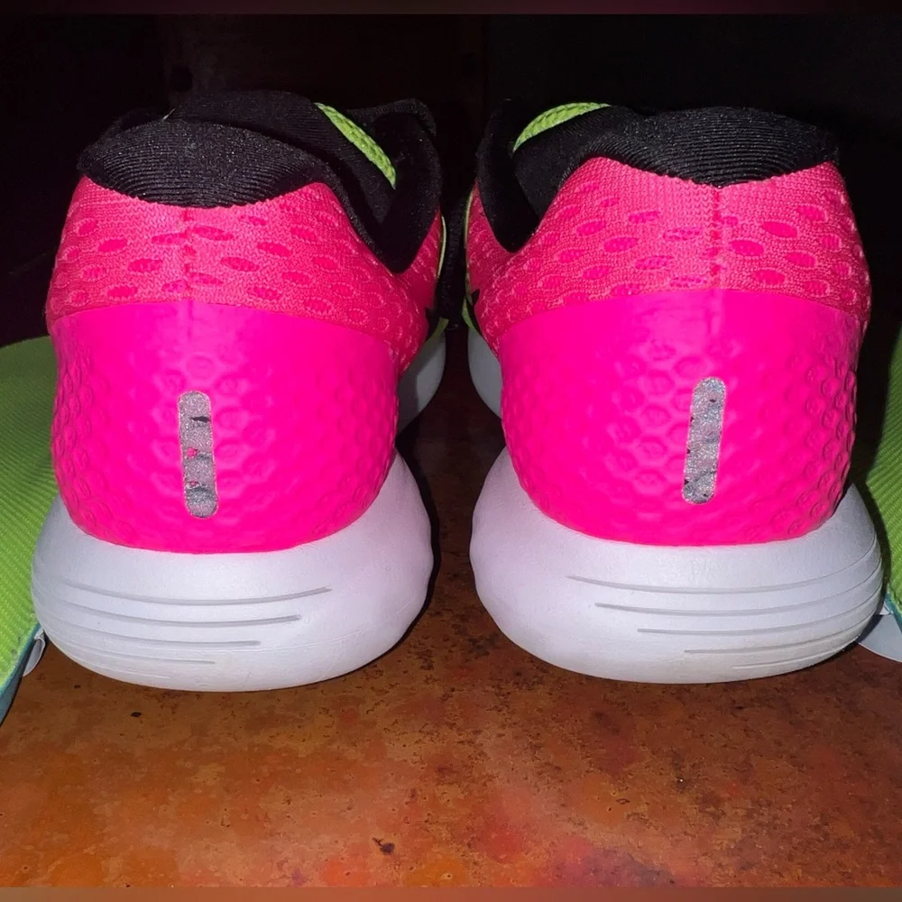 Womens Nike Lunarglide 8 SIZE 9 OC Unlimited Olympic Collection Pink/Yellow
